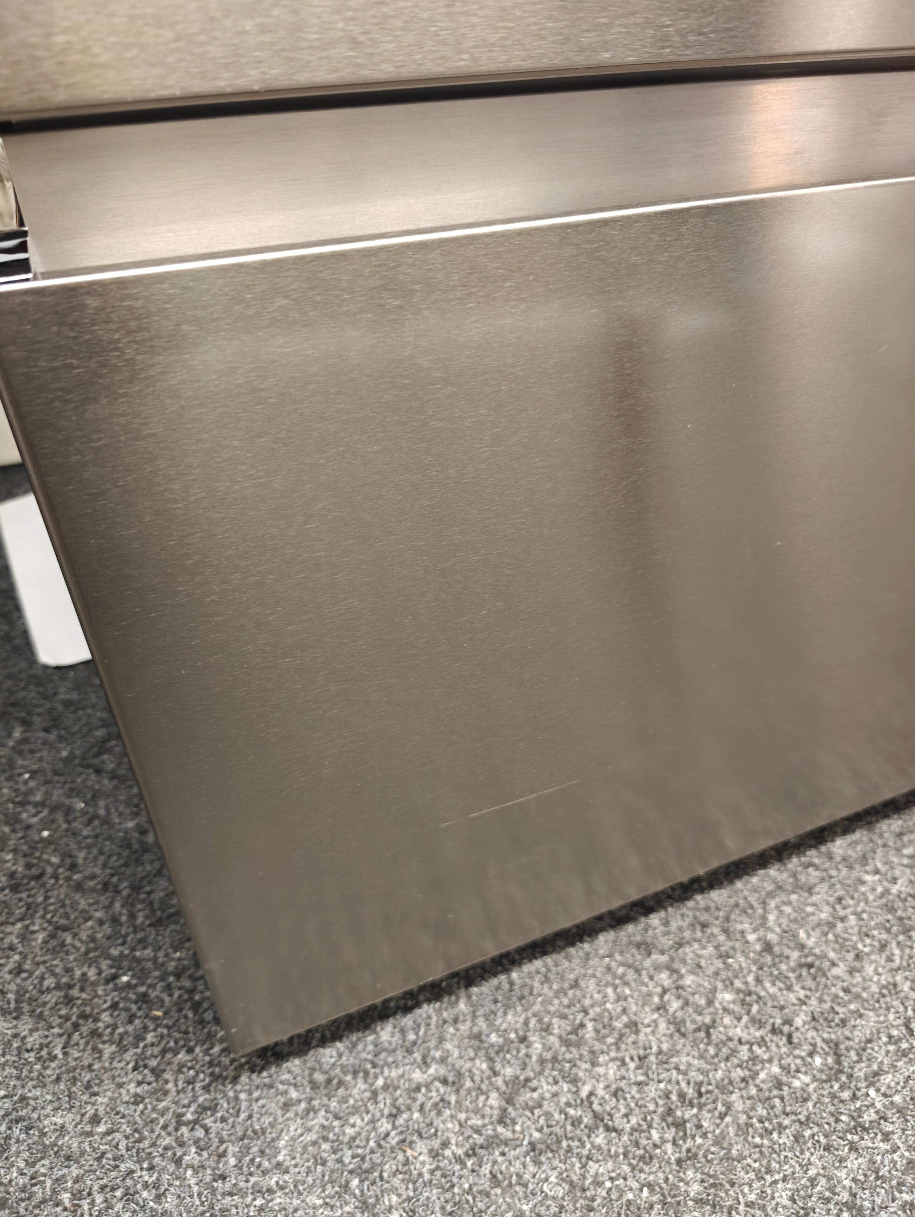 HAIER HFR5719EWMP SILVER NARROW AMERICAN FRIDGE FREEZER - Electronic World TV