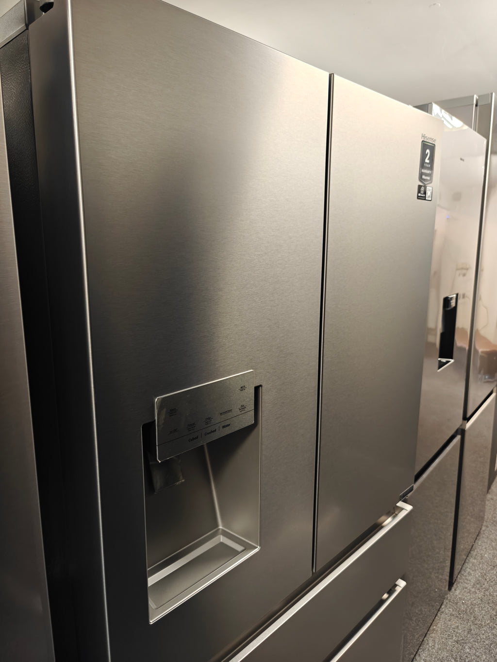 HISENSE RF728N4SASE PUREFLAT SMART AMERICAN FRIDGE FREEZER - STAINLESS STEEL