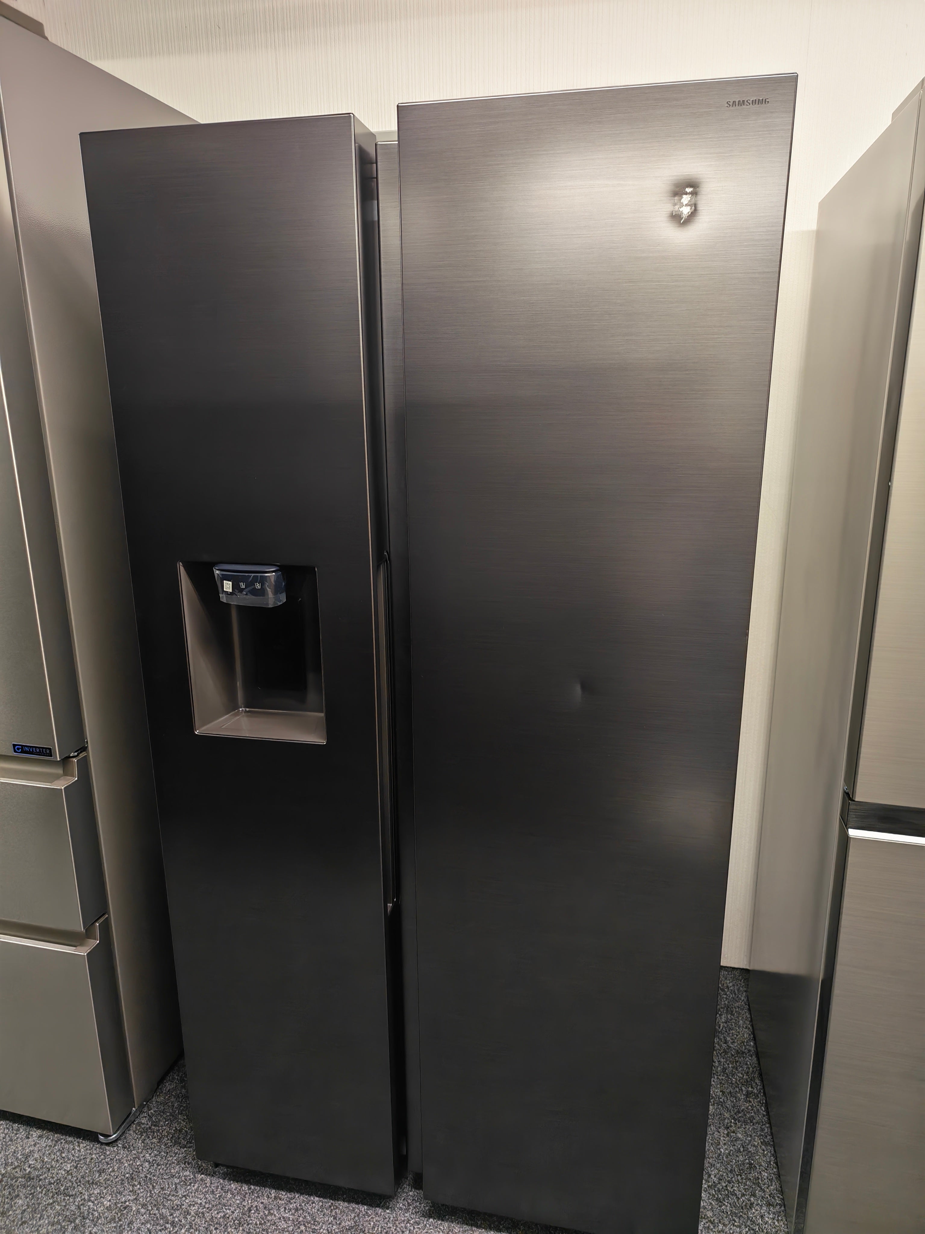 Samsung RS70F66KCF Bespoke Ai Smart American Fridge Freezer - Black Deep Ocean Inox