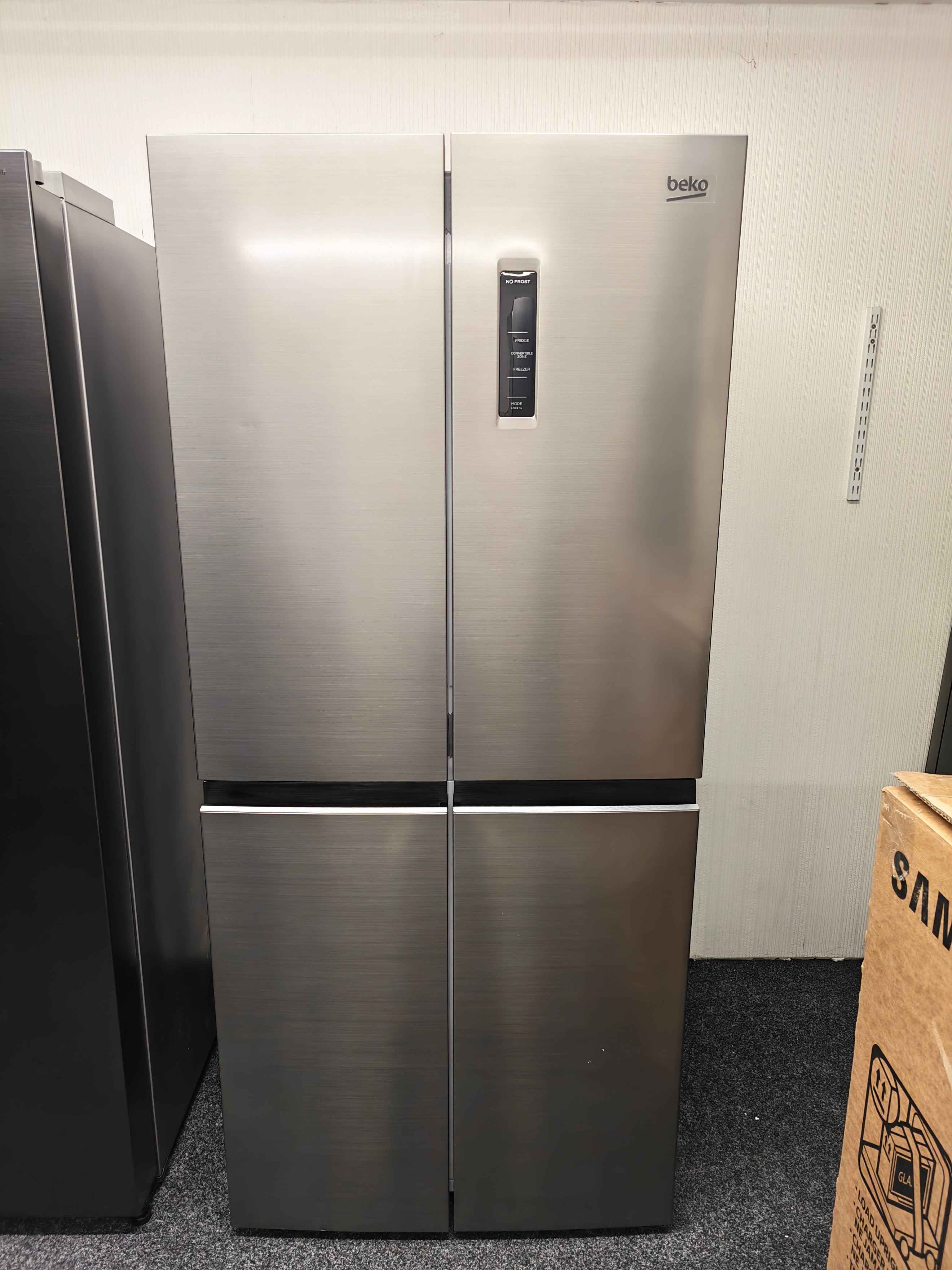 Beko GN15880VPX Pro Harvest Fresh American Fridge Freezer - Stainless Steel