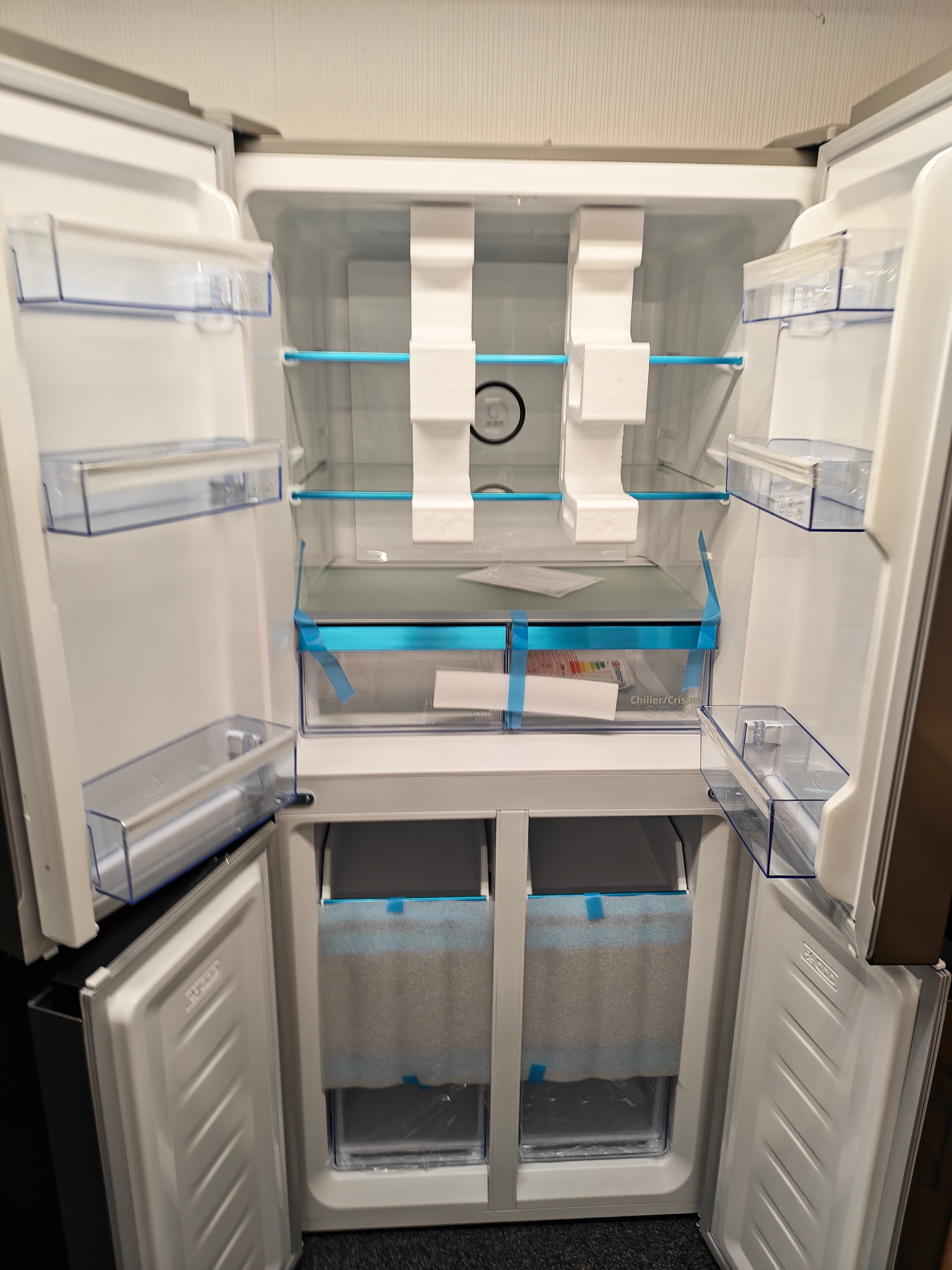 Beko GN15880VPX Pro Harvest Fresh American Fridge Freezer - Stainless Steel