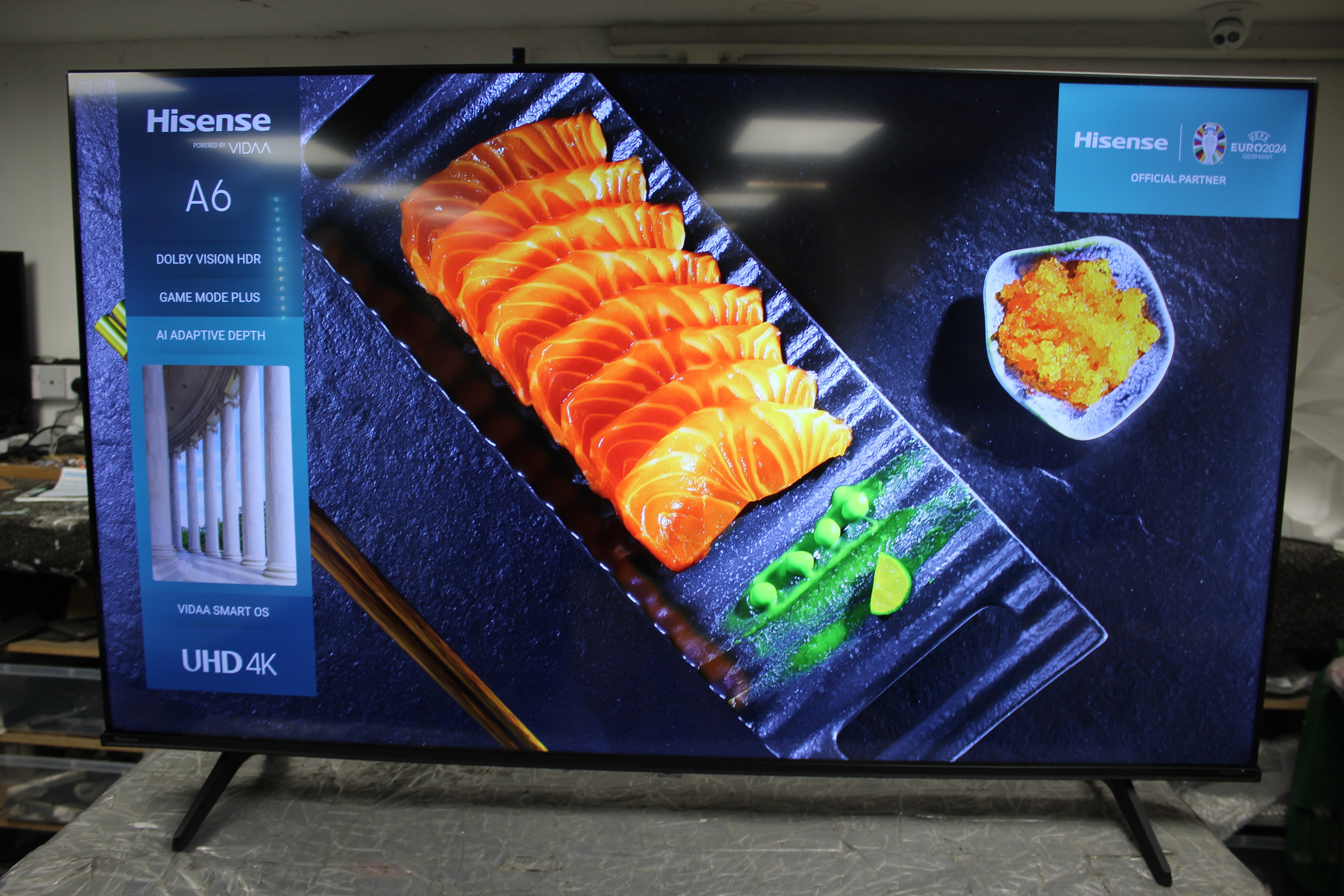55" Hisense 55A6QTUK 4K HDR Freely Smart LED TV