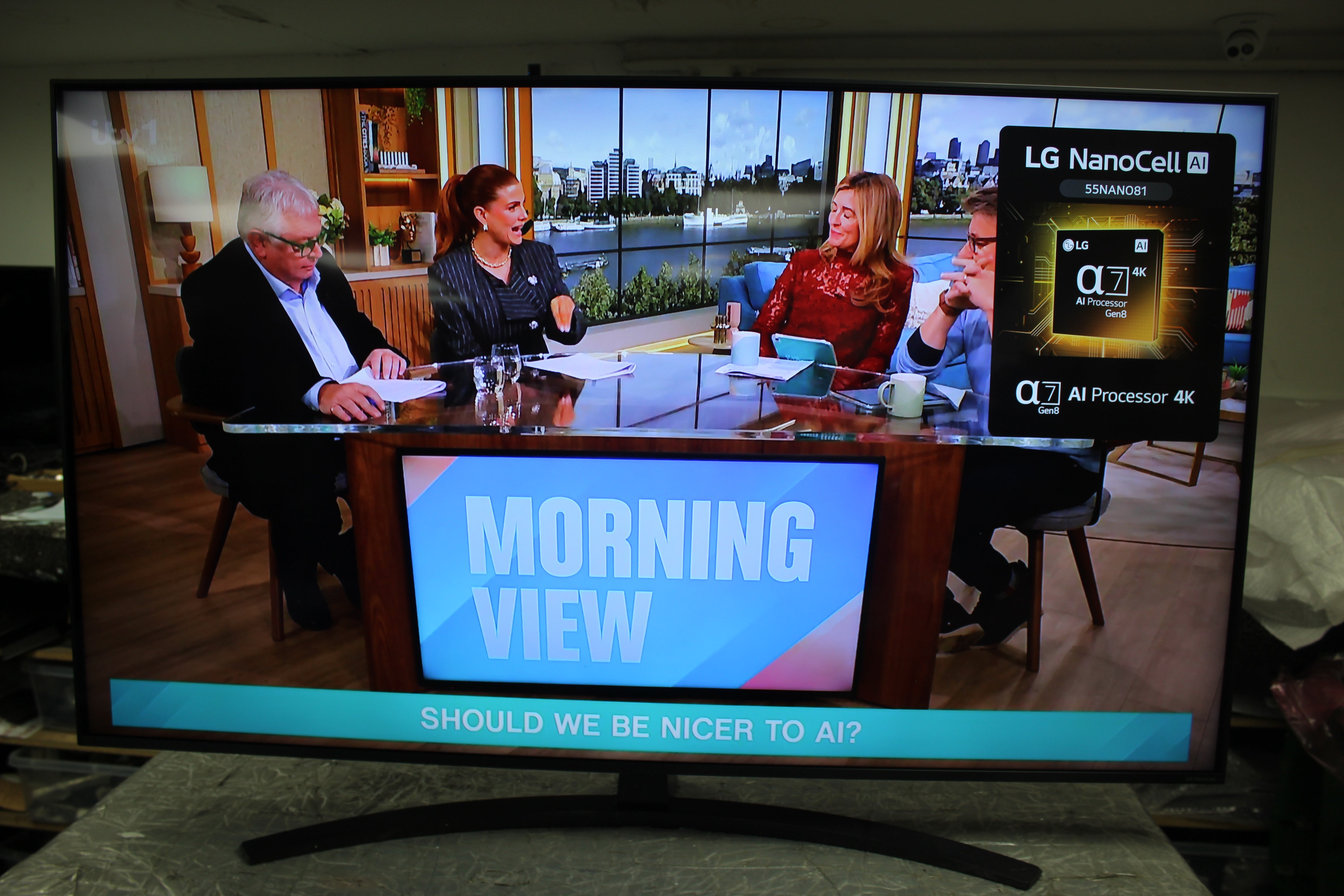 55" LG 55NANO81A6A 4K HDR Nano Cell Smart LED TV