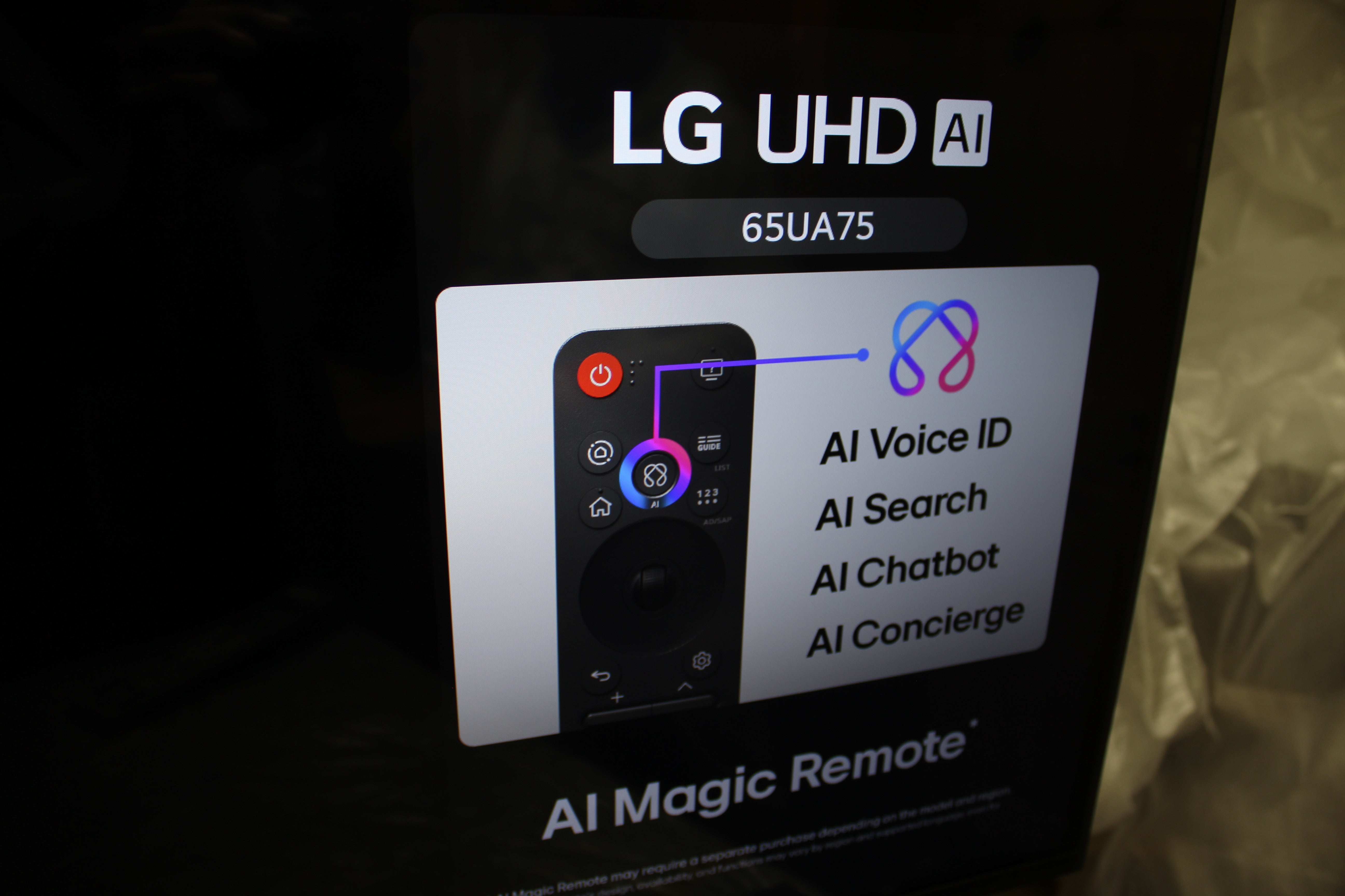 65" LG 65UA75006LA 4K Ultra HD HDR Smart LED TV