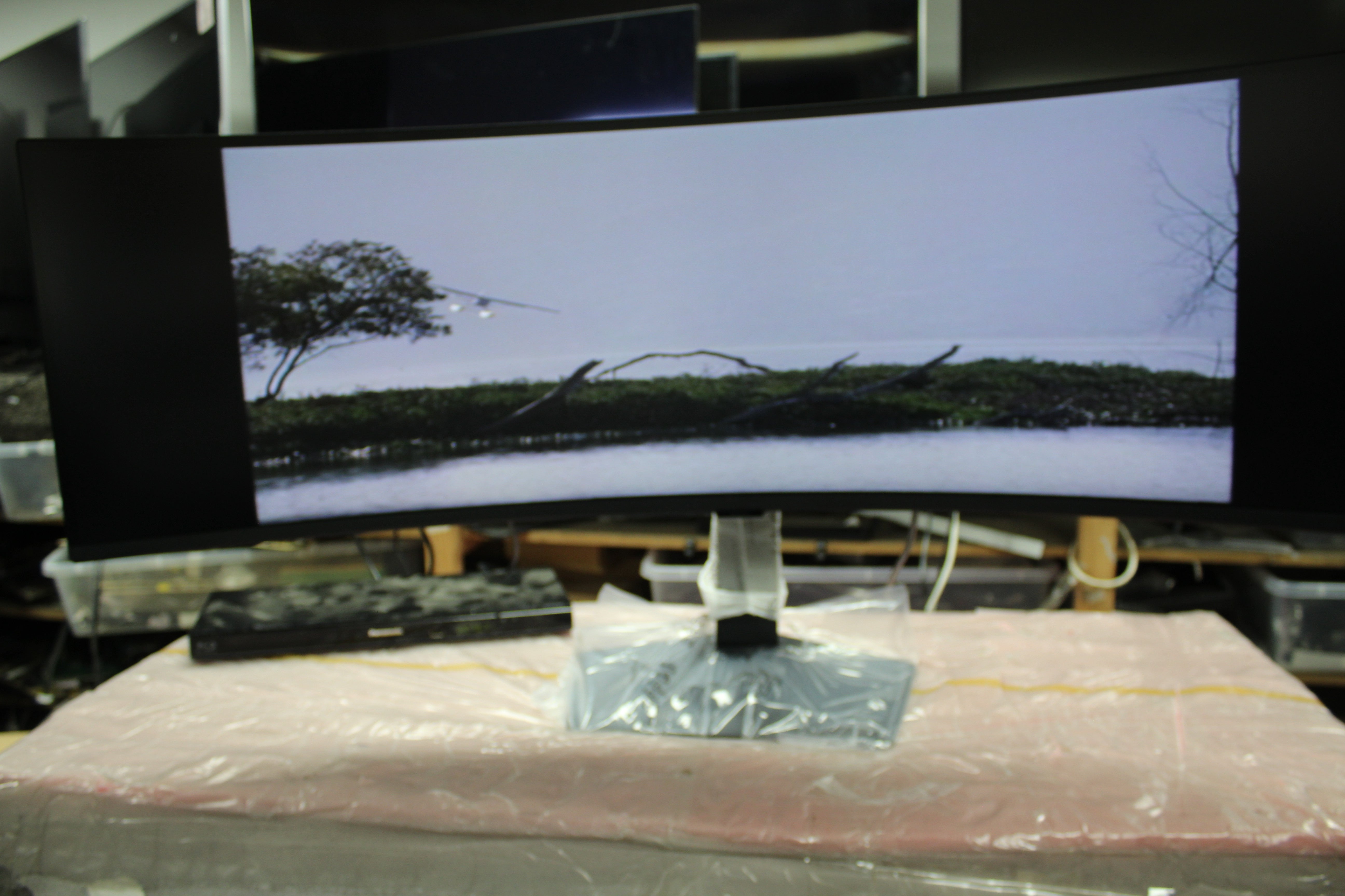 49" Samsung Odyssey LS49FG910 Curved 4K 144Hz Gaming Monitor TV