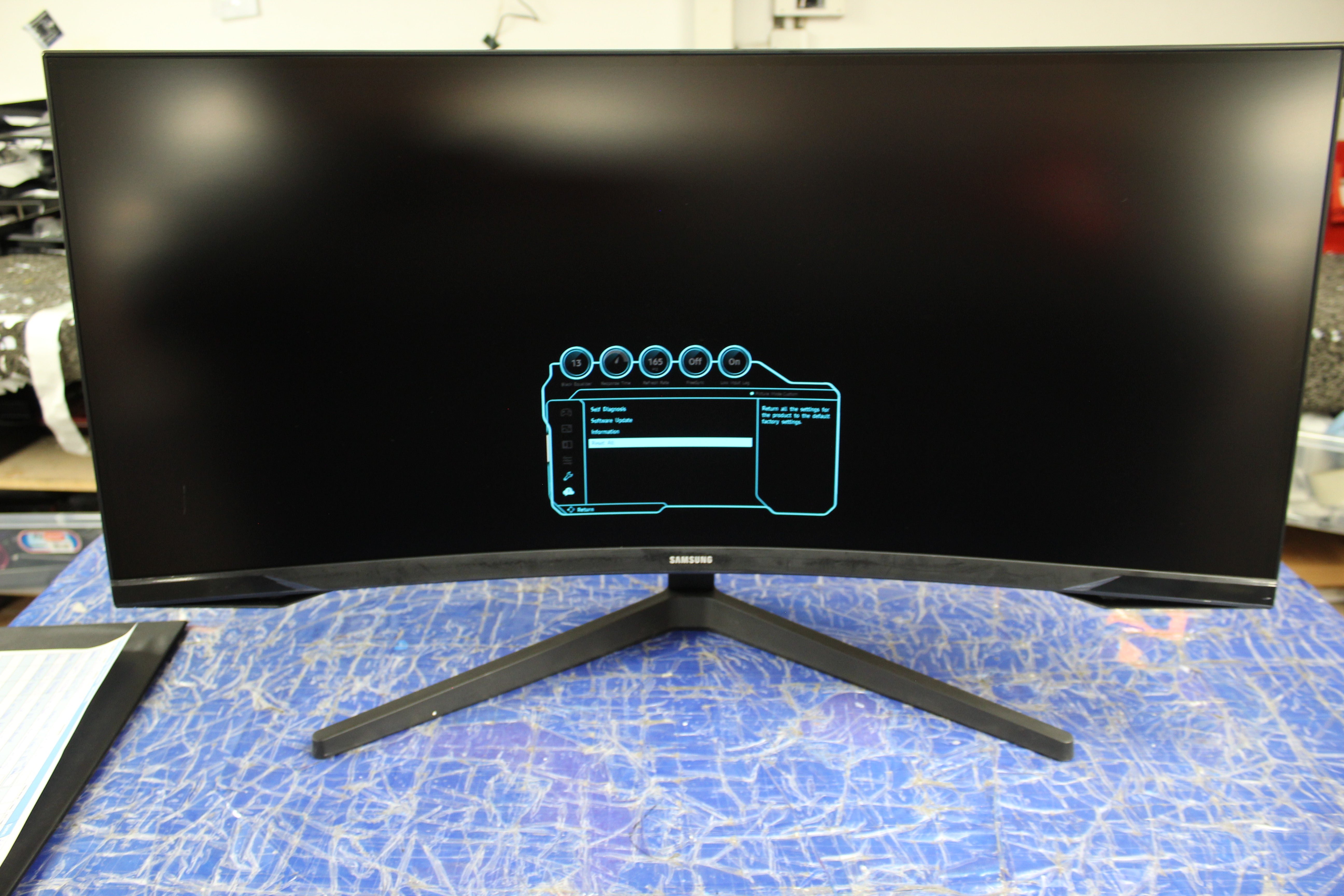 34" Samsung Odyssey LC34G55TWWPXXU Curved 4K HDR Gaming Monitor TV - Electronic World TV