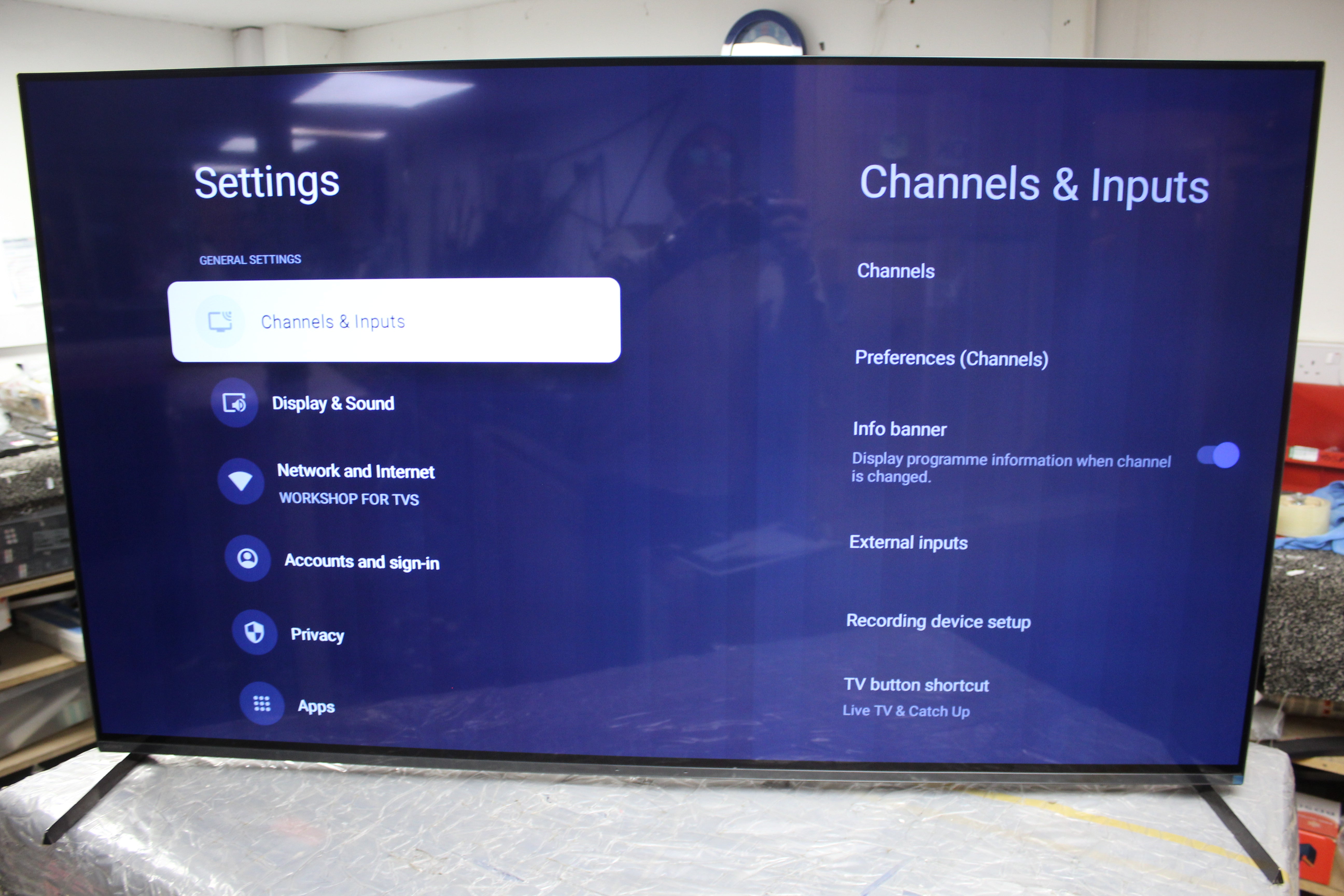 55" Sony Bravia XR55A84LU 4K HDR Google Smart OLED TV