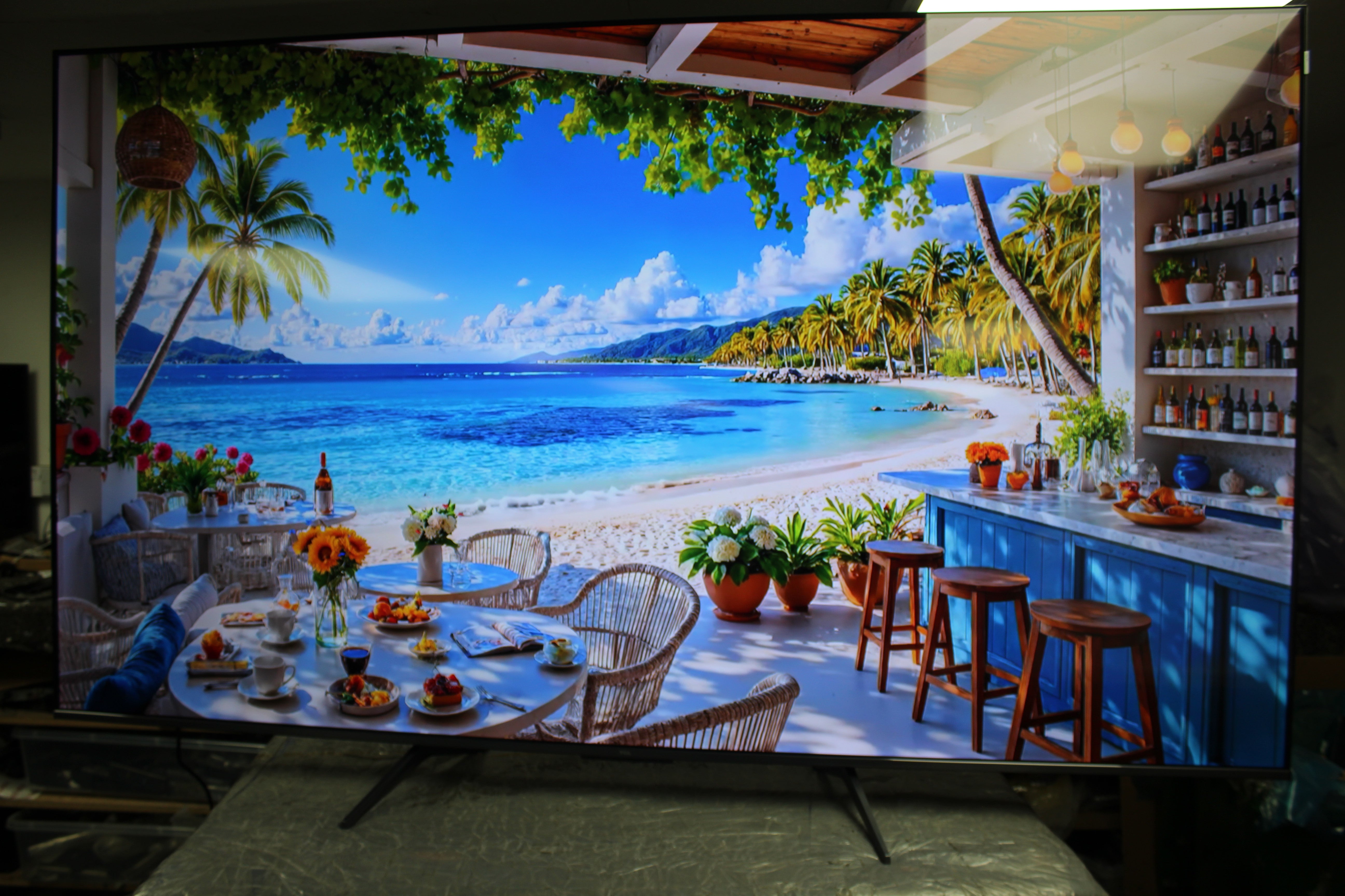 85" TCL 85C655K 4K HDR Google Smart QLED TV