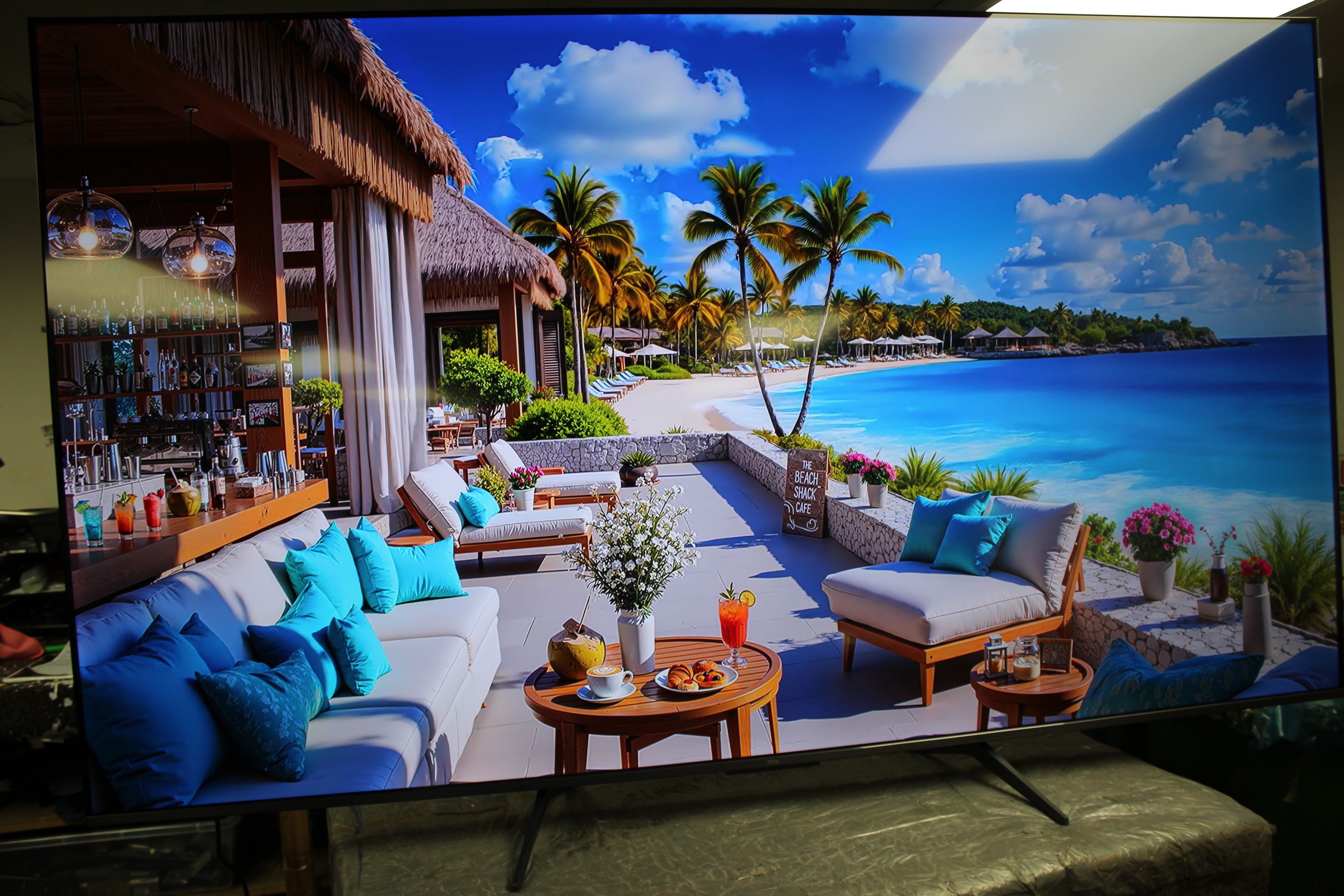 85" TCL 85C655K 4K HDR Google Smart QLED TV