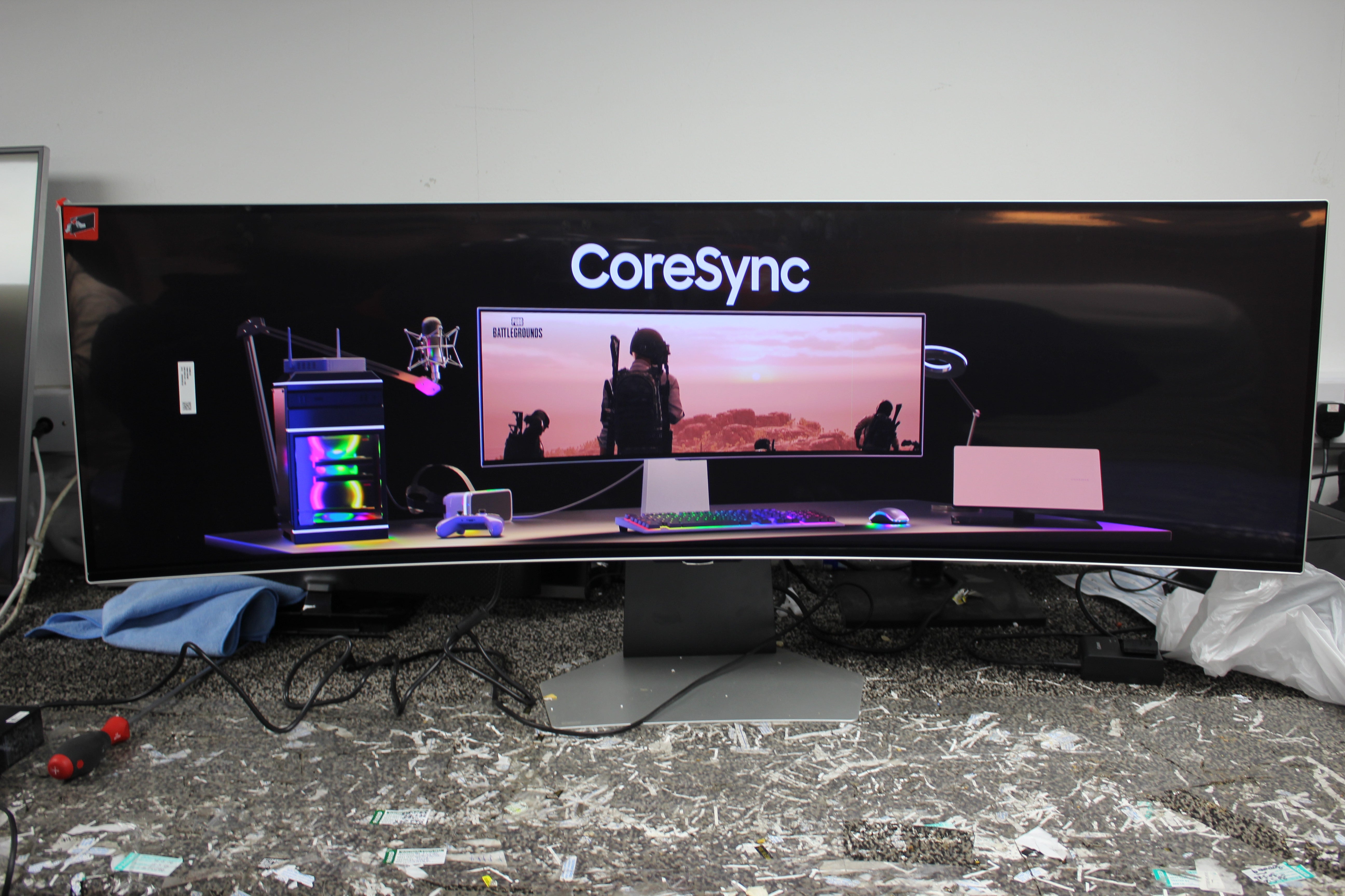 49" Samsung Odyssey LS49CG954SUXXU Curved 4K OLED Smart Gaming Monitor - Electronic World TV