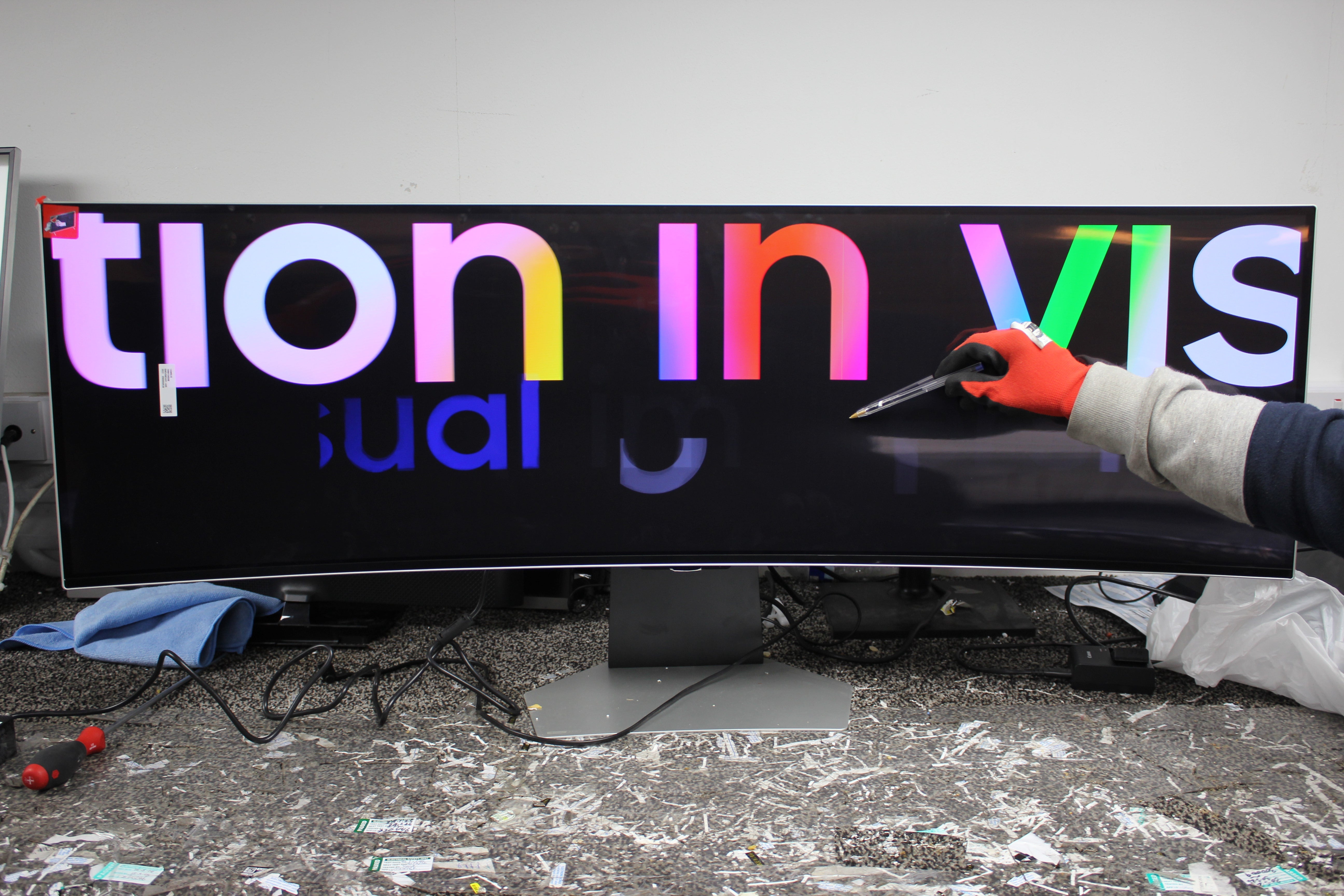 49" Samsung Odyssey LS49CG954SUXXU Curved 4K OLED Smart Gaming Monitor - Electronic World TV