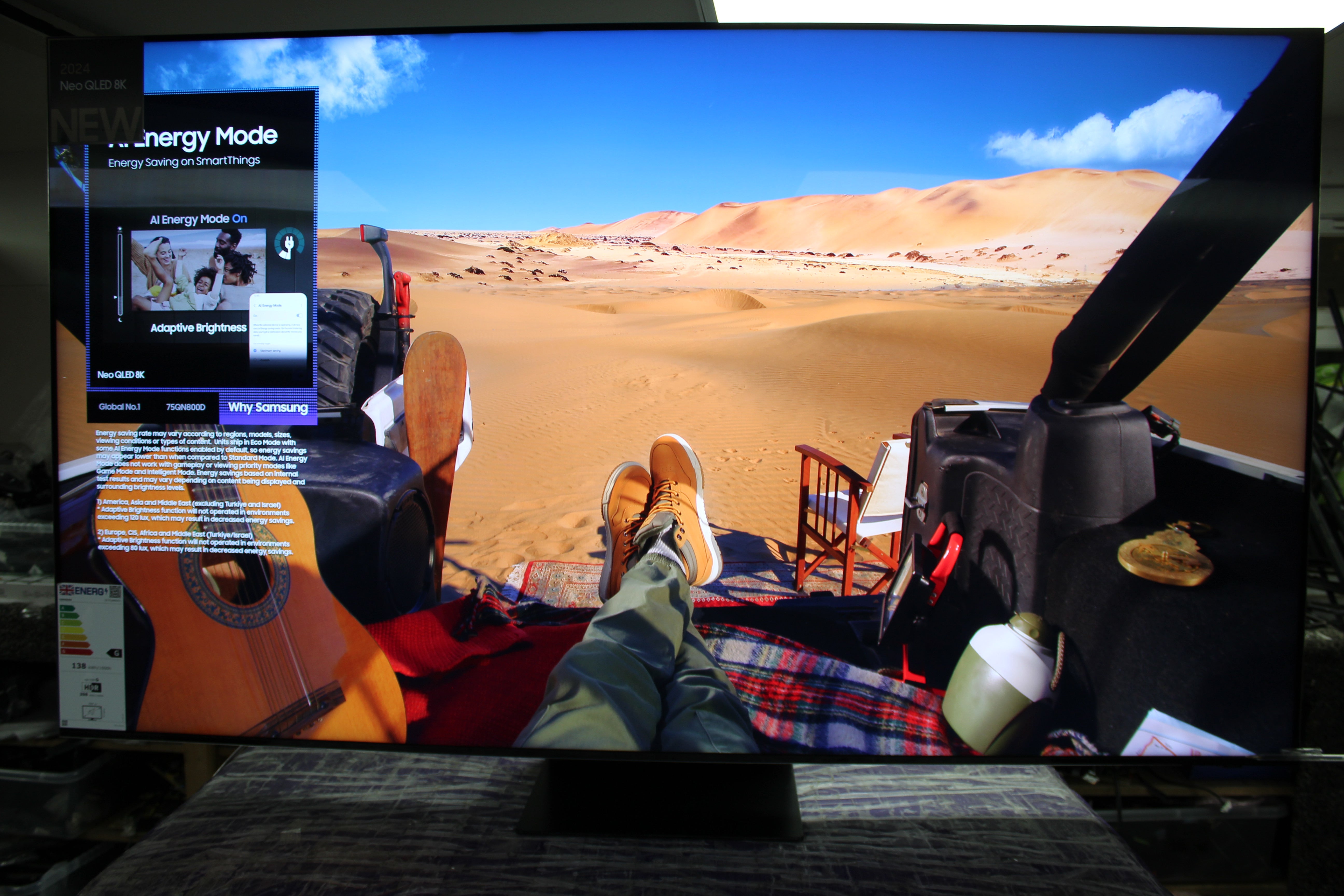 75" Samsung QE75QN800D Flagship 8K HDR Neo QLED TV