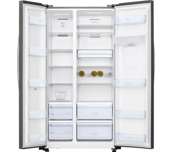 KENWOOD KSBSDB23 AMERICAN FRIDGE FREEZER - BLACK - Electronic World TV