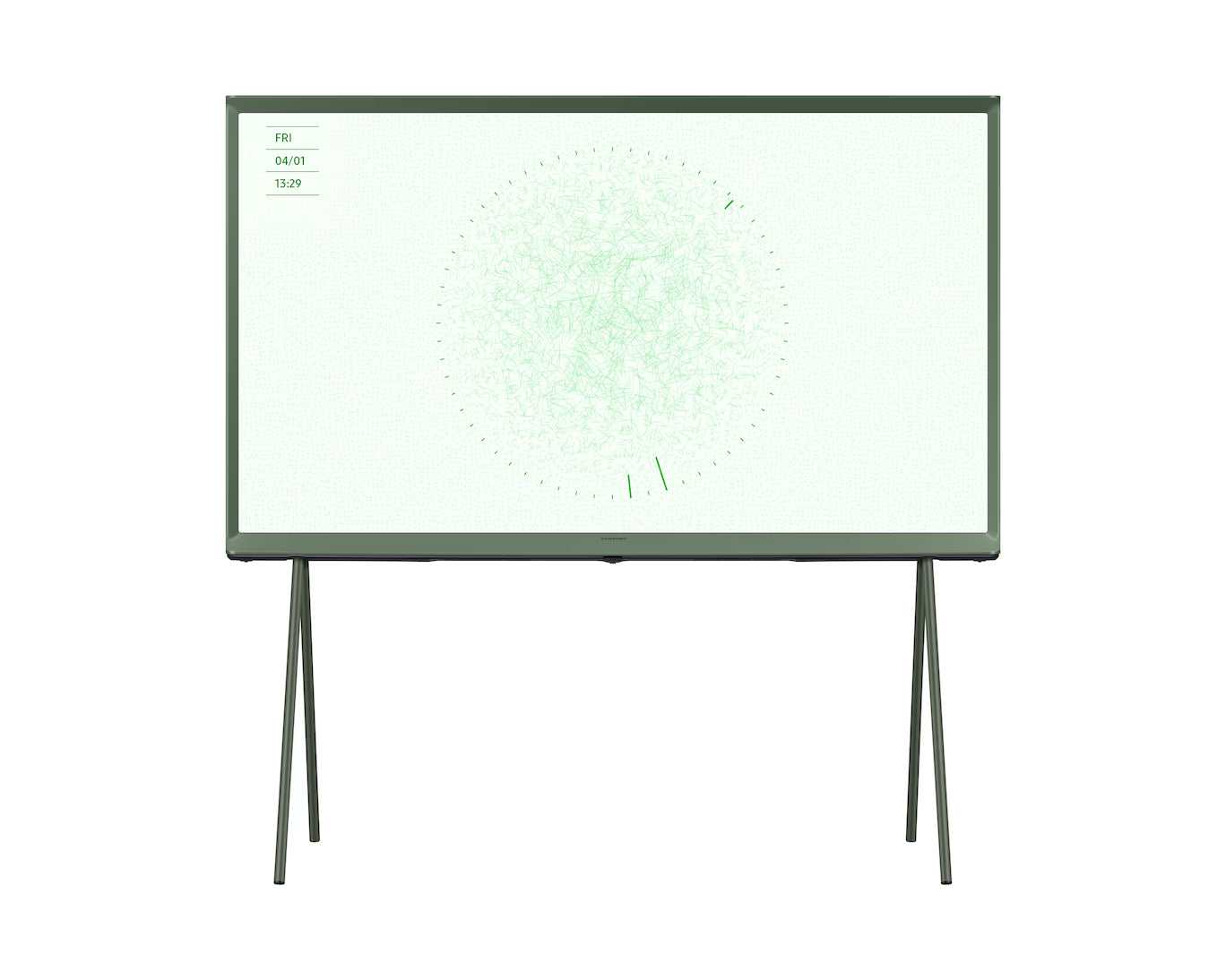 55" Samsung "The Serif" QE55LS01D 4K HDR Smart QLED TV - Ivy Green