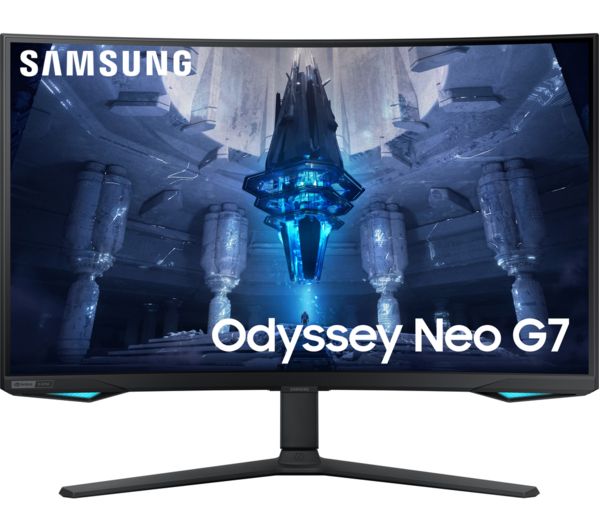 32" Samsung Odyssey LS32BG750NP 4K HDR Curved QLED Gaming Monitor TV