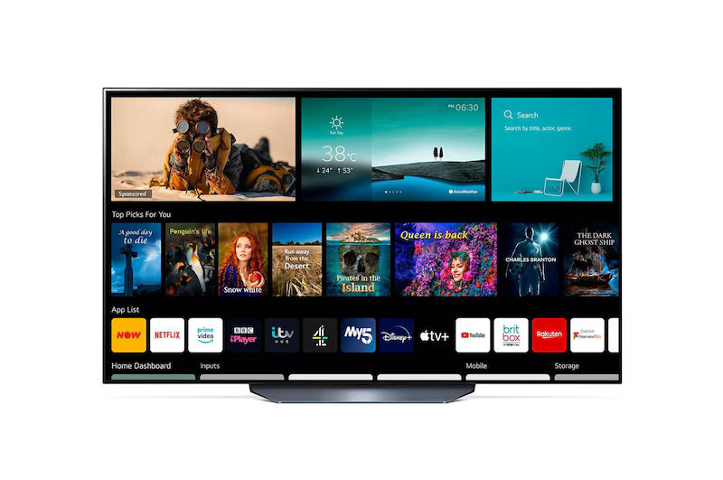 77" LG OLED77B16LA 4K HDR Smart Evo Ai OLED TV