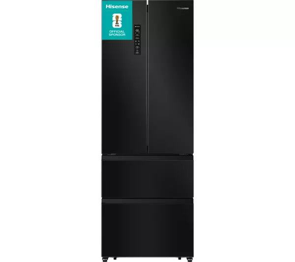 Hisense RF632N4AFE2 Black Narrow American Fridge Freezer
