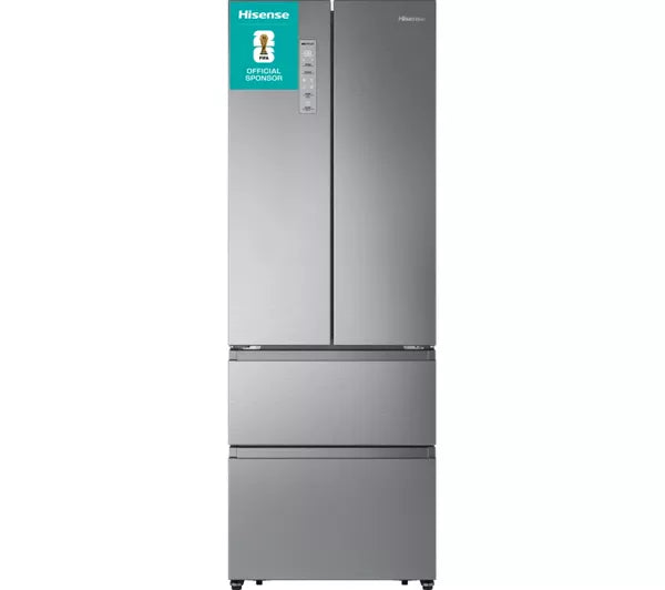 Hisense RF632N4AIE1 Narrow American Fridge Freezer - Stainless Steel
