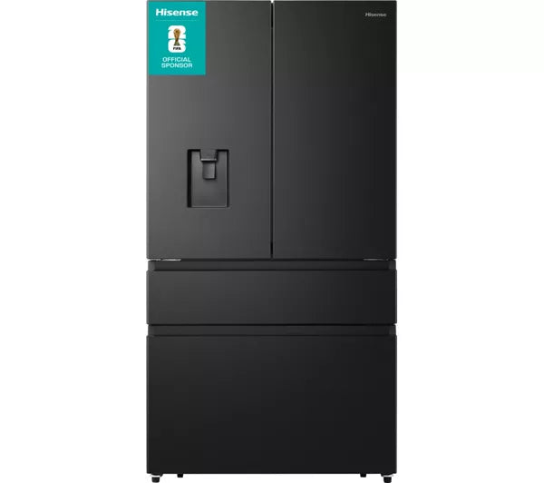 HISENSE RF749N4SWFE PureFlat Smart American Fridge Freezer - Black Stainless Steel