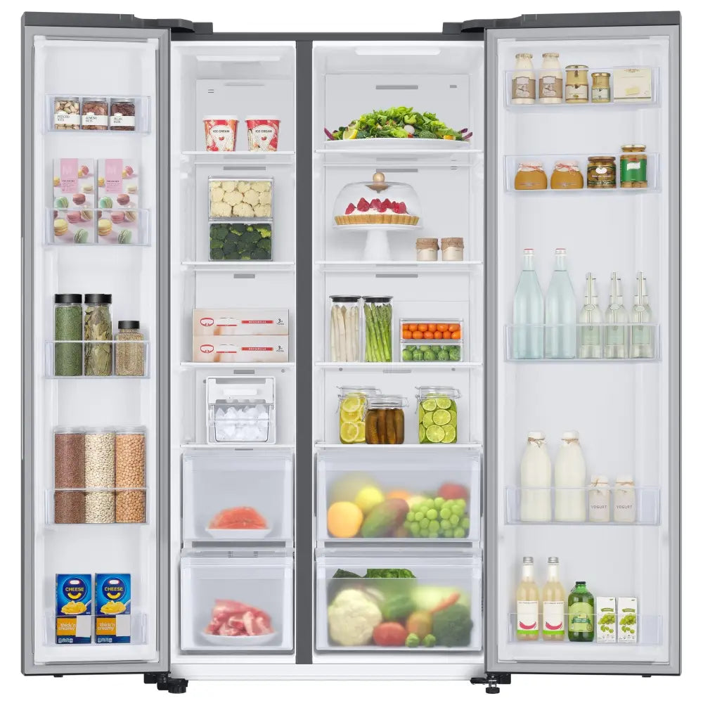 SAMSUNG RS66A8101S9 SPACEMAX AMERICAN FRIDGE FREEZER - STAINLESS STEEL