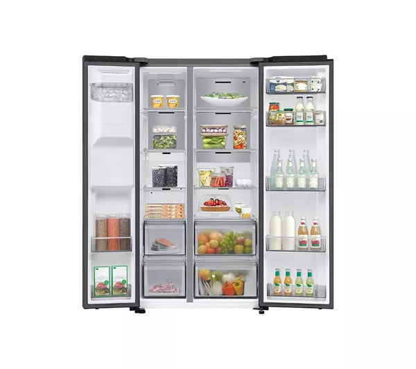 Samsung RS70F66KCF Bespoke Ai Smart American Fridge Freezer - Black Deep Ocean Inox