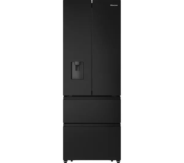 HISENSE RF540N4WFE BLACK NARROW PUREFLAT AMERICAN FRIDGE FREEZER.  . - Electronic World TV