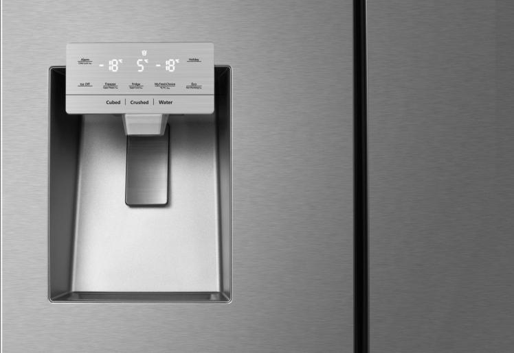 HISENSE RF728N4SASE PUREFLAT SMART AMERICAN FRIDGE FREEZER - STAINLESS STEEL