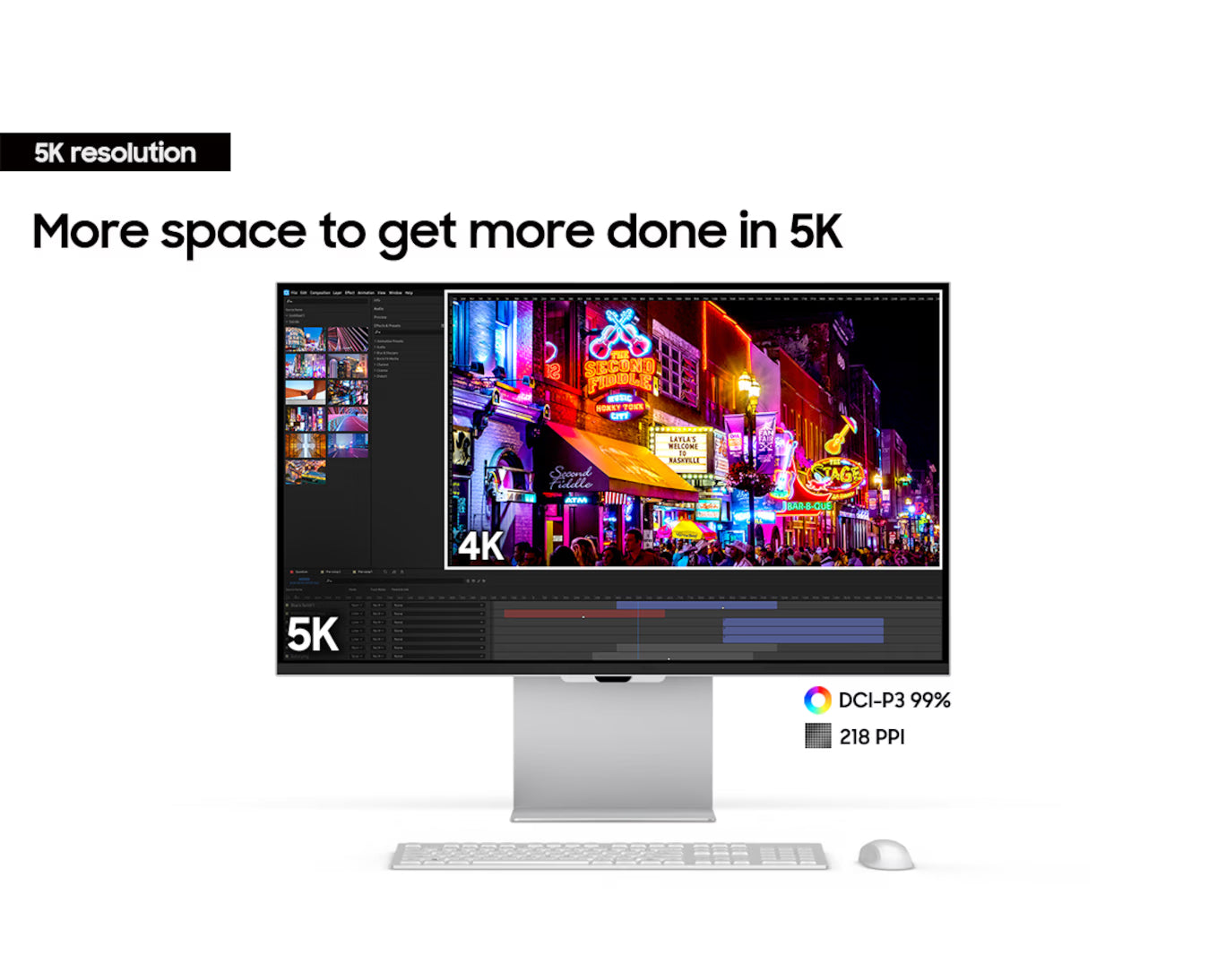 27" Samsung Viewfinity LS27C902PAU 5K Smart Monitor TV