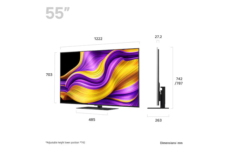 55" LG Evo OLED55G56LS 4K HDR Smart EVO AI OLED TV (Copy)