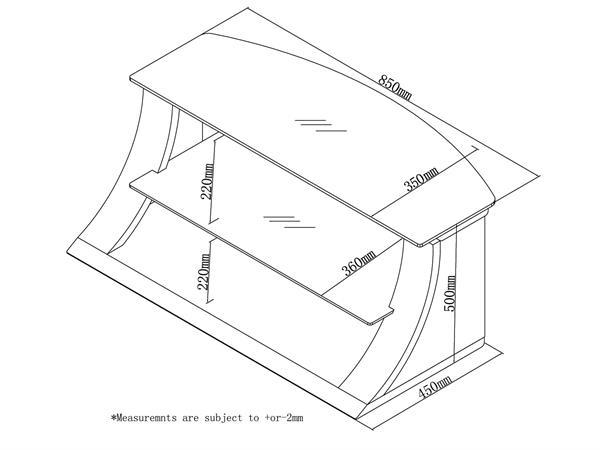 JF-201 1100mm Jual Curved Real Wood Walnut TV Stand