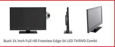 24 Bush Leddvdfhd Full Hd 1080p Digital Freeview Led Dvd Tv